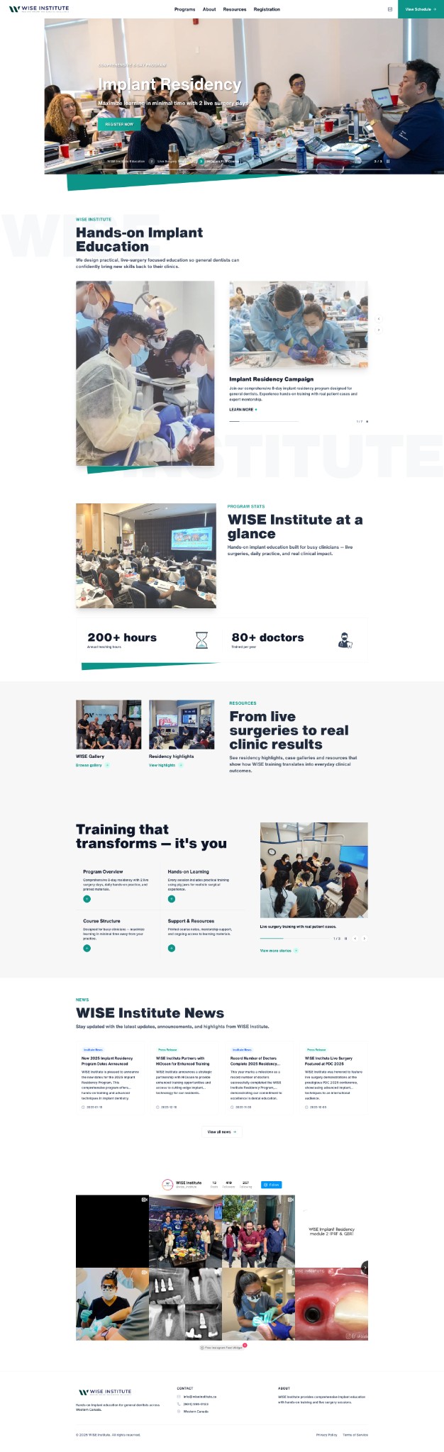 WISE Institute Preview