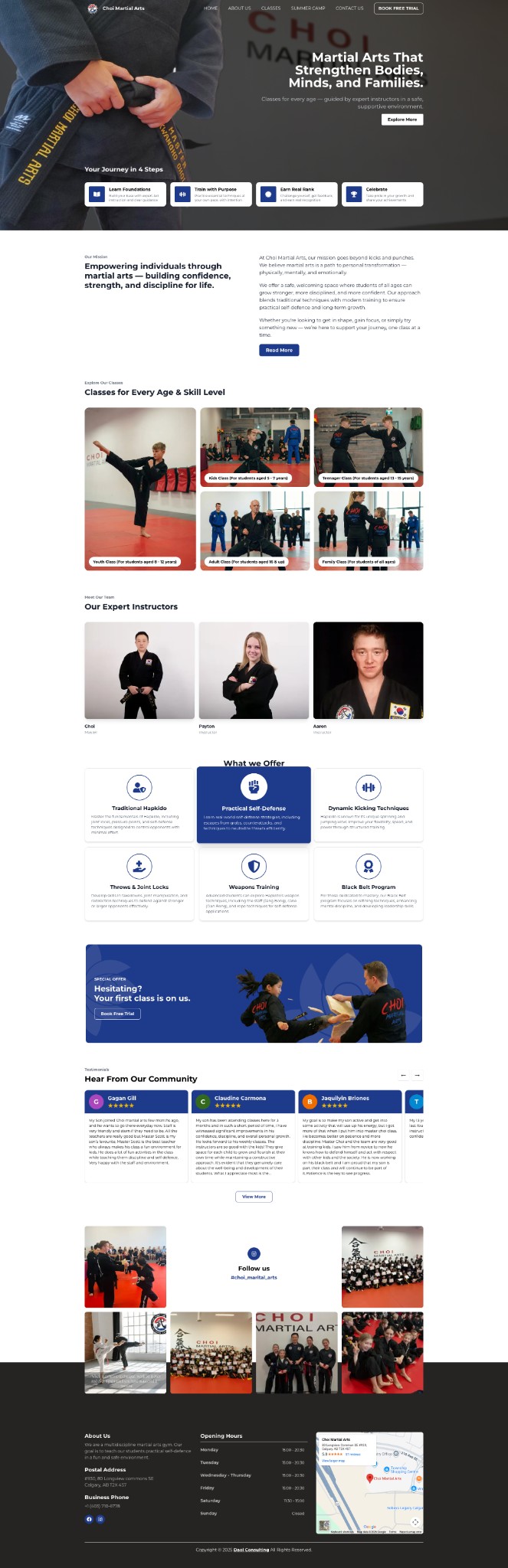 Choi Martial Arts Preview